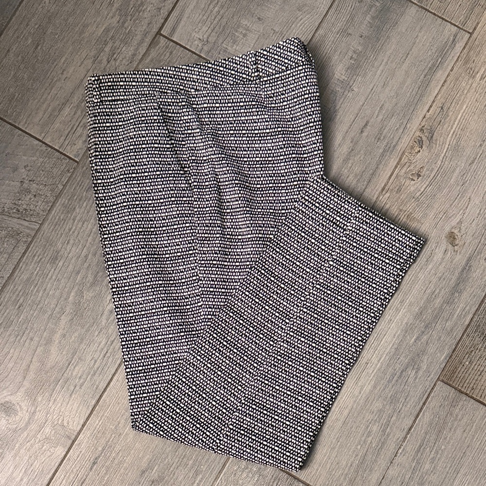 Boss Black and White Patterned Trousers